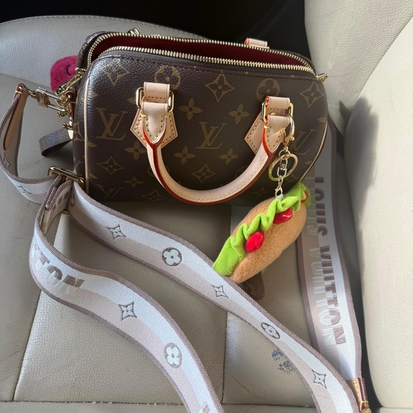 Louis Vuitton Handbags - Louis Vuitton Monogram Mini Bag with Tan Accents
